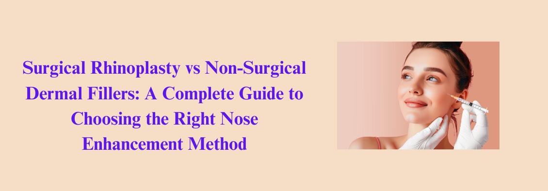 Rhinoplasty vs Dermal Fillers | Surgical vs Non-Surgical Nose Guide