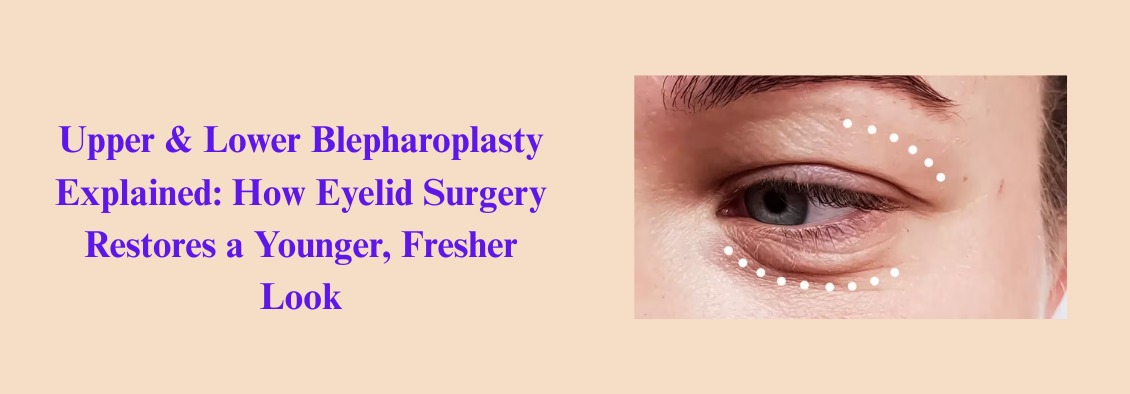 Upper & Lower Blepharoplasty Explained: How Eyelid Surgery Restores a Younger, Fresher Look